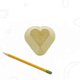 Cutie Heart Pottery Form by GR Pottery Forms